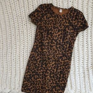 Cheetah print dress